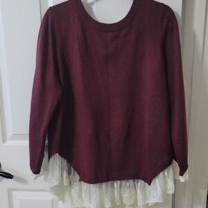 H&M Deep Red Sweater